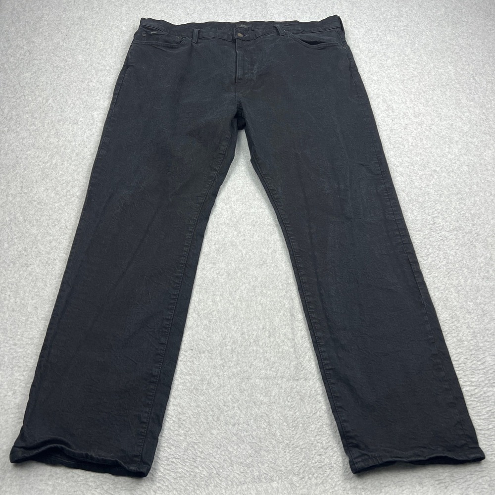 Polo Ralph Lauren Pants Men's 42x32 Black Hampton Relaxed Straight Stretch Denim